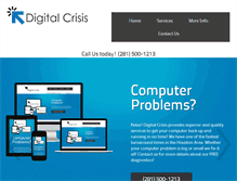 Tablet Screenshot of digitalcrisis.com